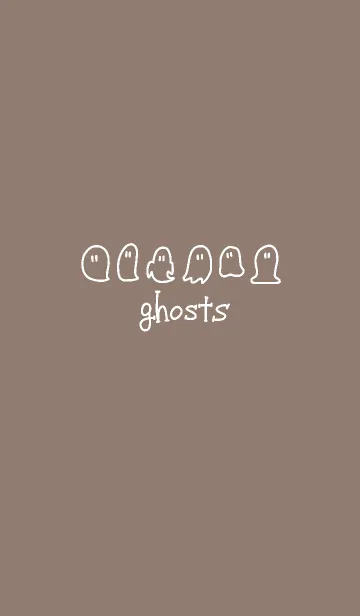 [LINE着せ替え] おばけのきせかえの画像1