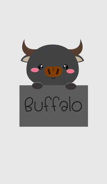 [LINE着せ替え] Simple Love Buffalo (jp)の画像1