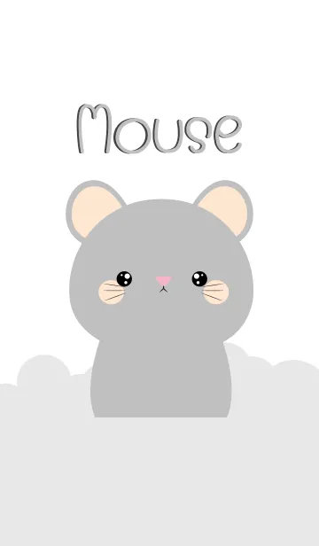 [LINE着せ替え] Petty Gray Mouse Theme (jp)の画像1