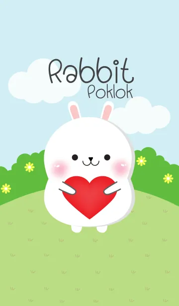 [LINE着せ替え] Poklok White Rabbit Theme (jp)の画像1