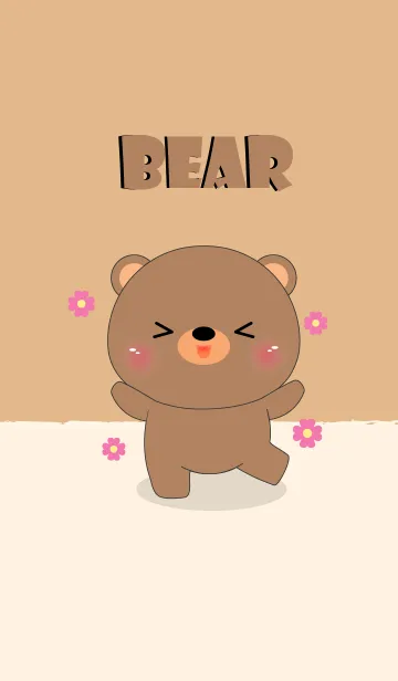 [LINE着せ替え] Cute Cute Bear Theme (jp)の画像1