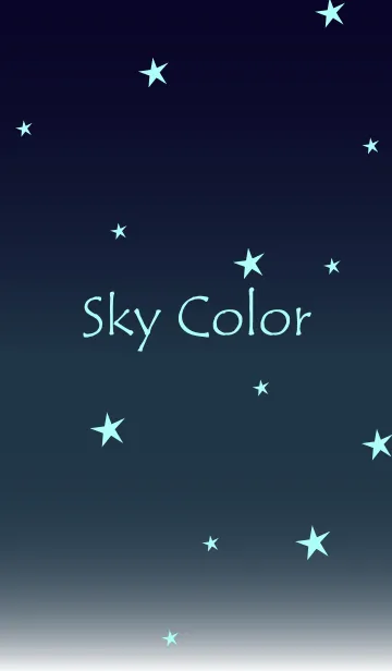 [LINE着せ替え] Sky Color -MILKY L.BLUE-の画像1