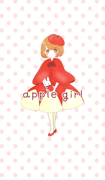 [LINE着せ替え] little apple girlの画像1