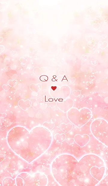 [LINE着せ替え] Q ＆ A Love♥Heartの画像1