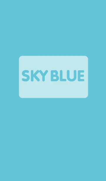 [LINE着せ替え] Simple Sky Blue Theme (jp)の画像1