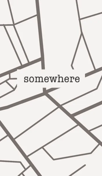 [LINE着せ替え] シンプルな地図柄の画像1