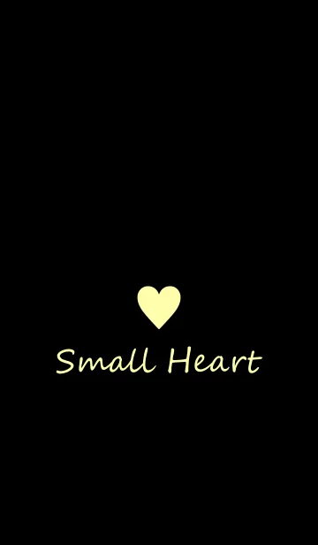 [LINE着せ替え] Small Heart *MilkyYellow*の画像1