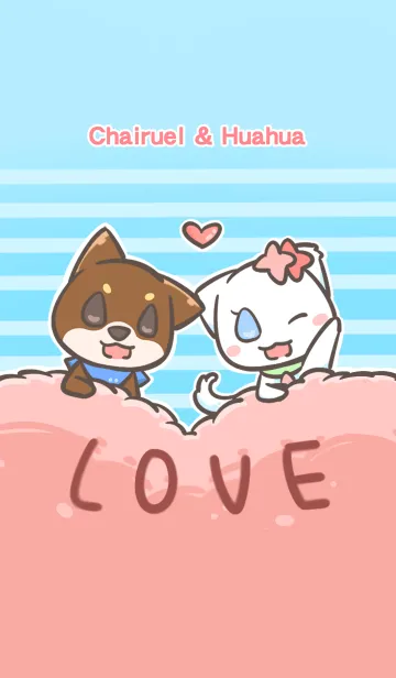 [LINE着せ替え] Love clouds-Chairuel and Huahuaの画像1