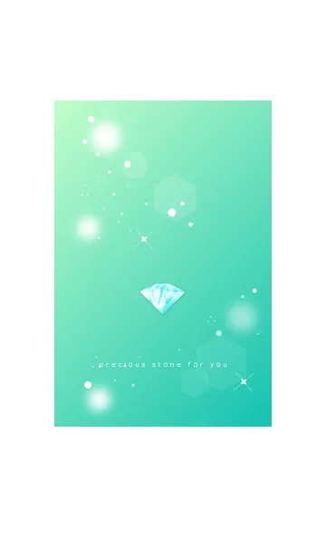 [LINE着せ替え] green precious stone for youの画像1