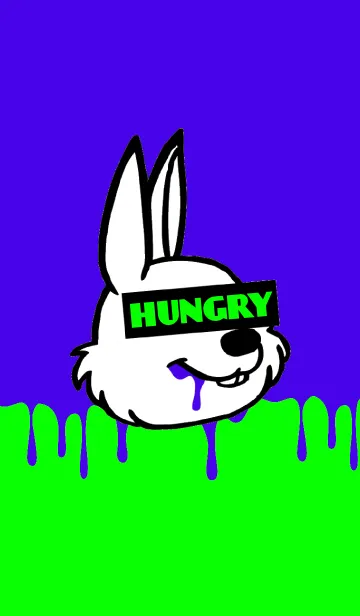 [LINE着せ替え] ハングリー ラビット カラー 4の画像1