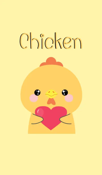 [LINE着せ替え] Simple Pretty Chicken (jp)の画像1
