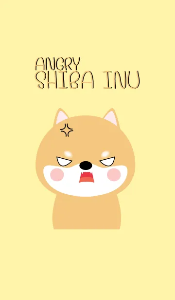 [LINE着せ替え] Angry Shiba Inu Face Theme (jp)の画像1