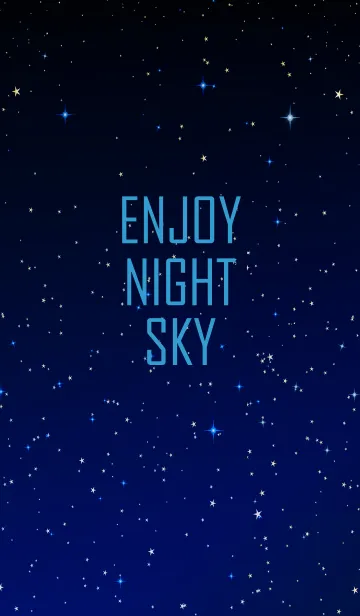 [LINE着せ替え] Enjoy night sky 2.の画像1