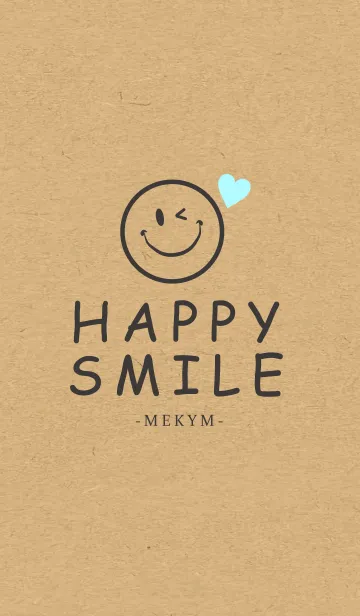 [LINE着せ替え] HAPPY SMILE KRAFT 11 -HEART-の画像1