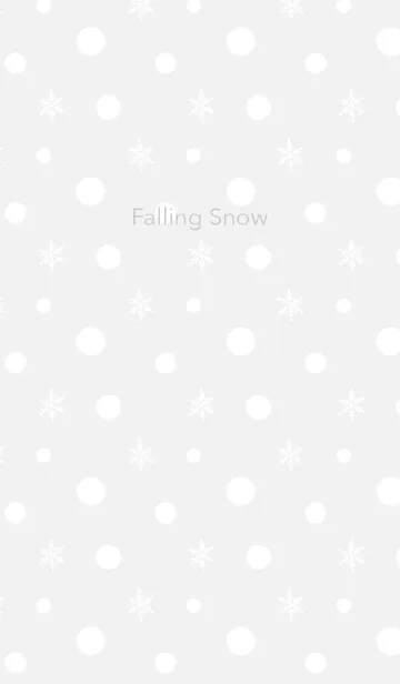 [LINE着せ替え] Falling Snowの画像1