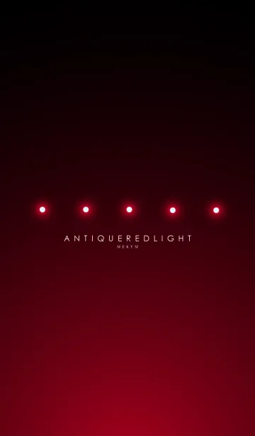 [LINE着せ替え] ANTIQUE RED LIGHT -MEKYM-の画像1