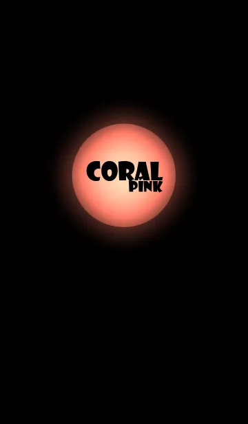 [LINE着せ替え] Simple Coral Pink Light Theme (jp)の画像1