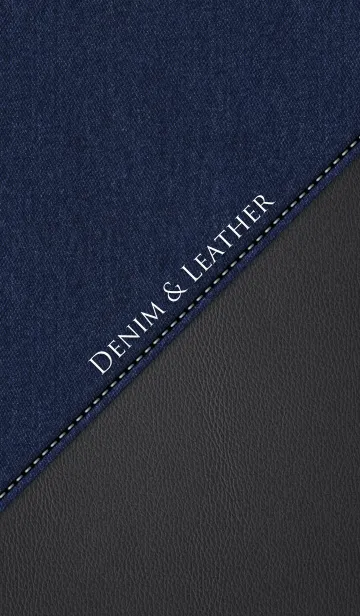 [LINE着せ替え] -Denim ＆ Leather-の画像1