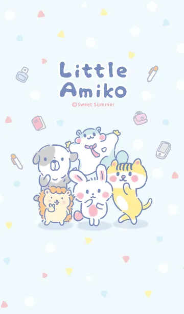 [LINE着せ替え] Little Amiko : Friendship (JP)の画像1