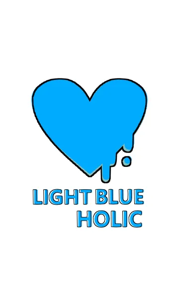 [LINE着せ替え] LIGFTBLUE HOLIC HEARTの画像1