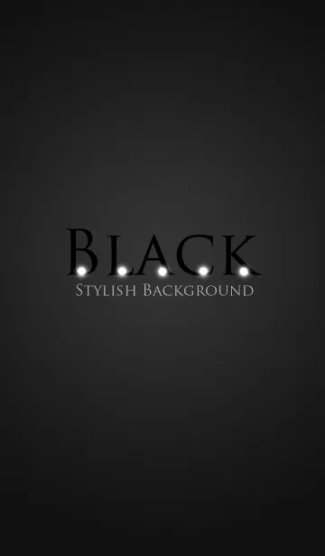 [LINE着せ替え] STYLISH BLACKの画像1