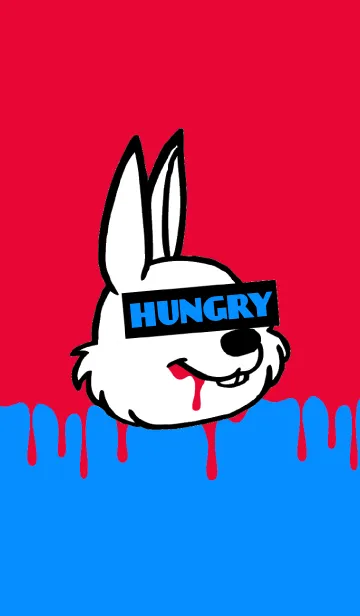 [LINE着せ替え] ハングリー ラビット カラー 7の画像1