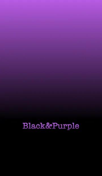 [LINE着せ替え] シンプル 紫と黒 ロゴ無し No.6-2の画像1