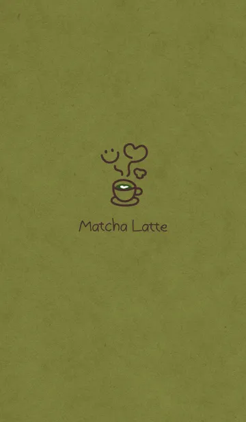 [LINE着せ替え] 大人のひととき ～抹茶ラテの画像1