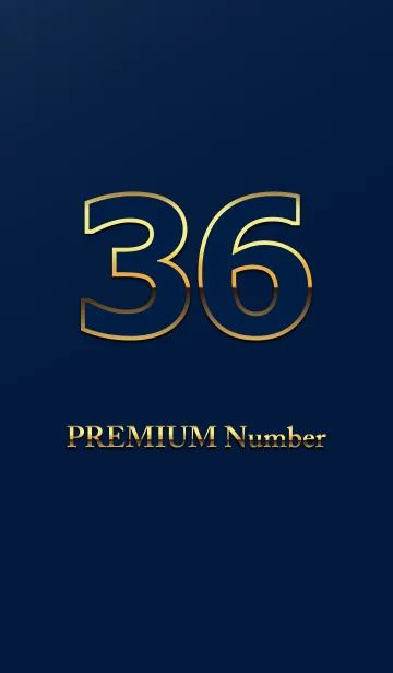 [LINE着せ替え] PREMIUM Number 36の画像1