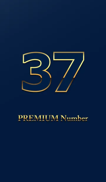 [LINE着せ替え] PREMIUM Number 37の画像1