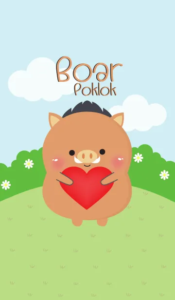 [LINE着せ替え] Poklok Boar Theme (jp)の画像1