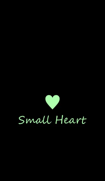 [LINE着せ替え] Small Heart *MilkyGreen*の画像1