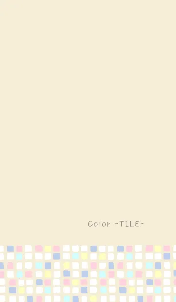 [LINE着せ替え] Color -TILE- 73の画像1