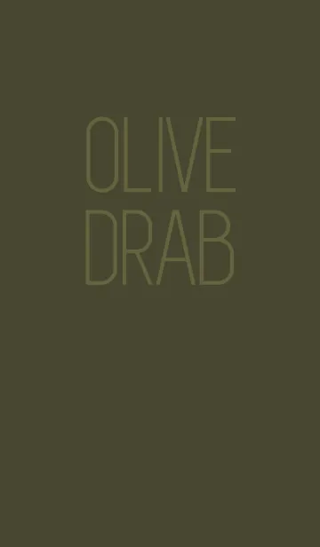 [LINE着せ替え] オリーブドラブ - OLIVE DRABの画像1