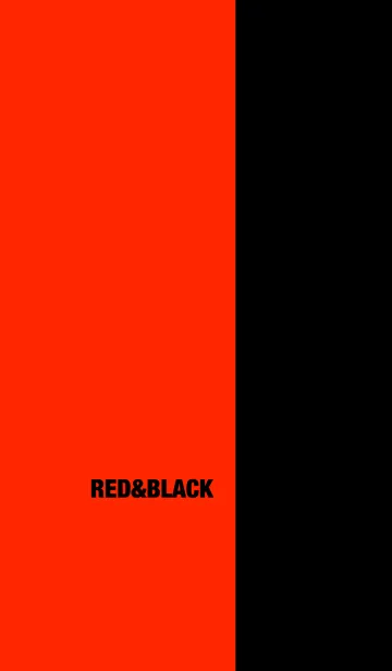 [LINE着せ替え] シンプル 赤と黒 ロゴ無し No.7の画像1