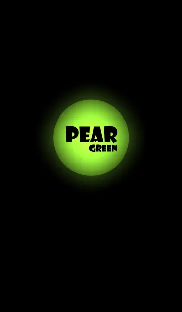 [LINE着せ替え] Simple Pear Green Theme (jp)の画像1