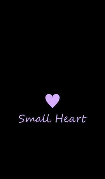 [LINE着せ替え] Small Heart *MilkyPurple*の画像1