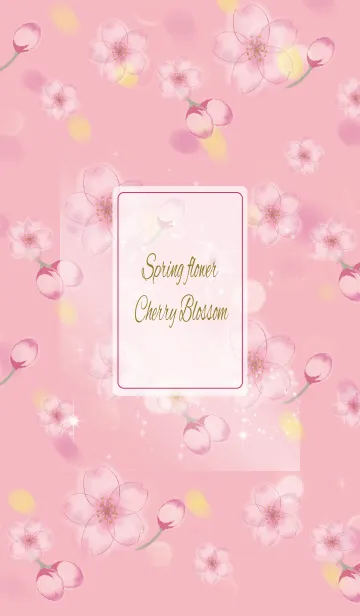 [LINE着せ替え] ピンク / オトナ可愛い 春の桜の画像1