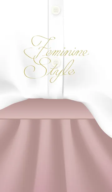 [LINE着せ替え] Feminine Style -大人ピンク-の画像1