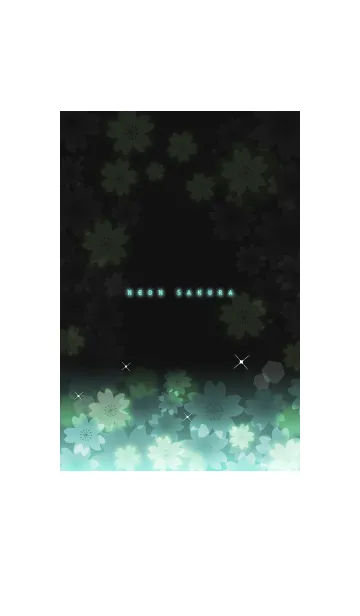 [LINE着せ替え] NEON/SAKURA/GREENの画像1