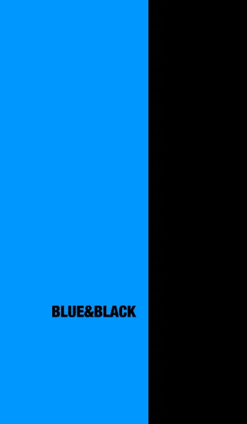 [LINE着せ替え] シンプル 青と黒 ロゴ無し No.7の画像1