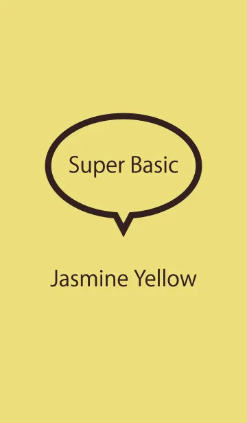 [LINE着せ替え] Super Basic Jasmine Yellowの画像1