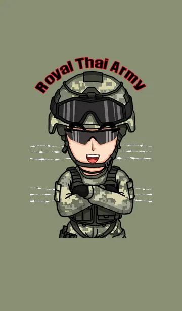 [LINE着せ替え] Royal Thai Army 4.0の画像1
