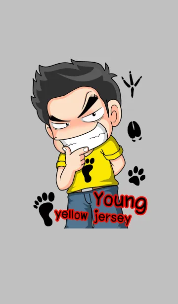 [LINE着せ替え] Young yellow jerseyの画像1