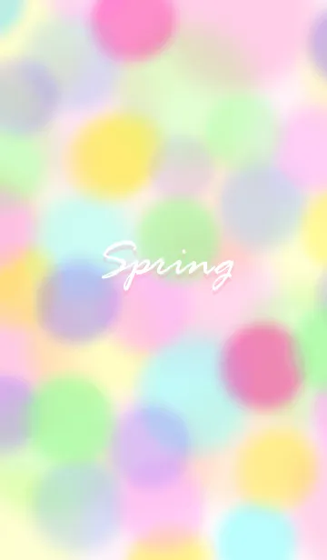 [LINE着せ替え] 水彩 Springの画像1