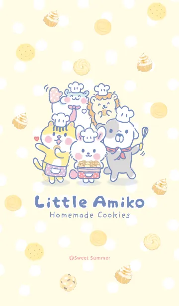 [LINE着せ替え] Little Amiko : Homemade Cookies (JP)の画像1