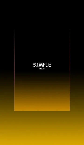 [LINE着せ替え] SIMPLE NEON ORANGEの画像1