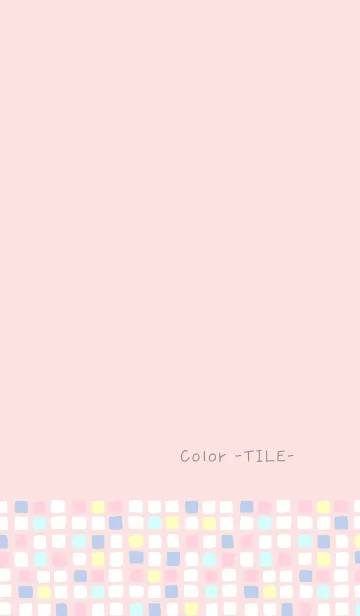 [LINE着せ替え] Color -TILE- 74の画像1