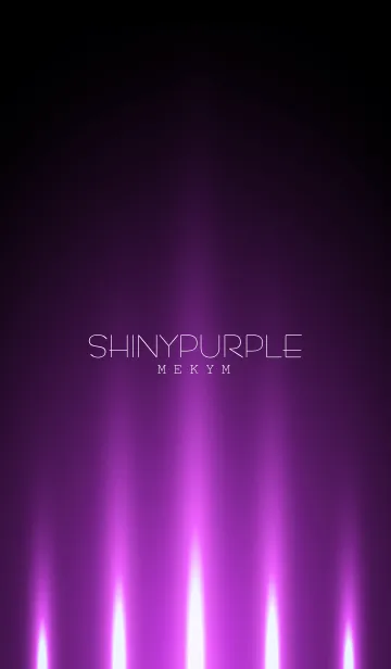 [LINE着せ替え] SHINYPURPLE LIGHT.の画像1