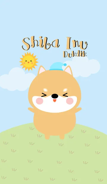 [LINE着せ替え] Lovely Shiba Inu Duk Dik Theme 2 (jp)の画像1